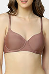 Triumph Padded Non Wired Medium Coverage T-Shirt Bra - Rose Brown — thumbnail 4